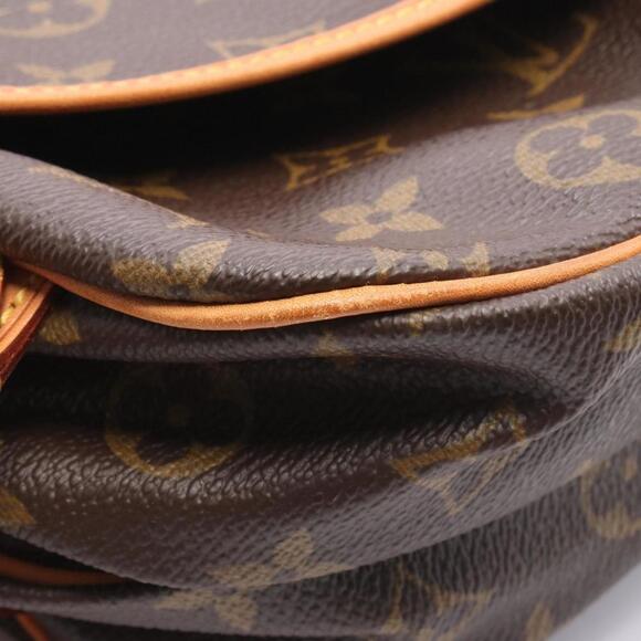 LOUIS VUITTON Brown Monogram Leather Shoulder Bag - Picture 7 of 8